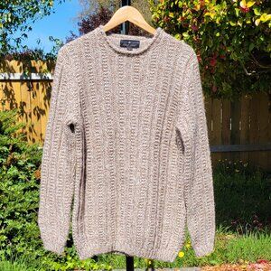 Joseph Abboud Black Label Tan Alpaca Sweater